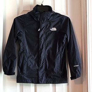 North Face girl's HyVent full zip youth size 7/8.